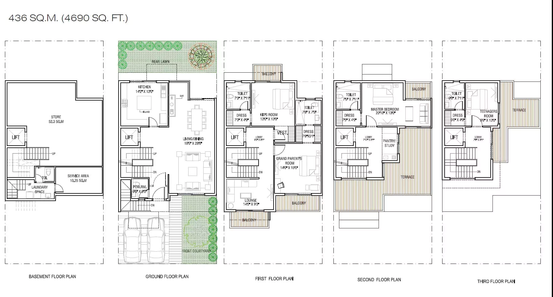 4 BHK Villa (Type 1)