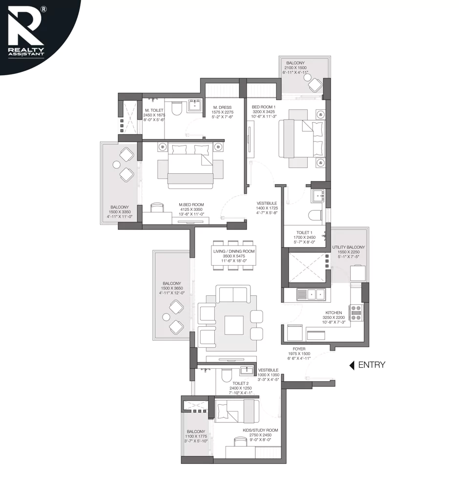 3 BHK