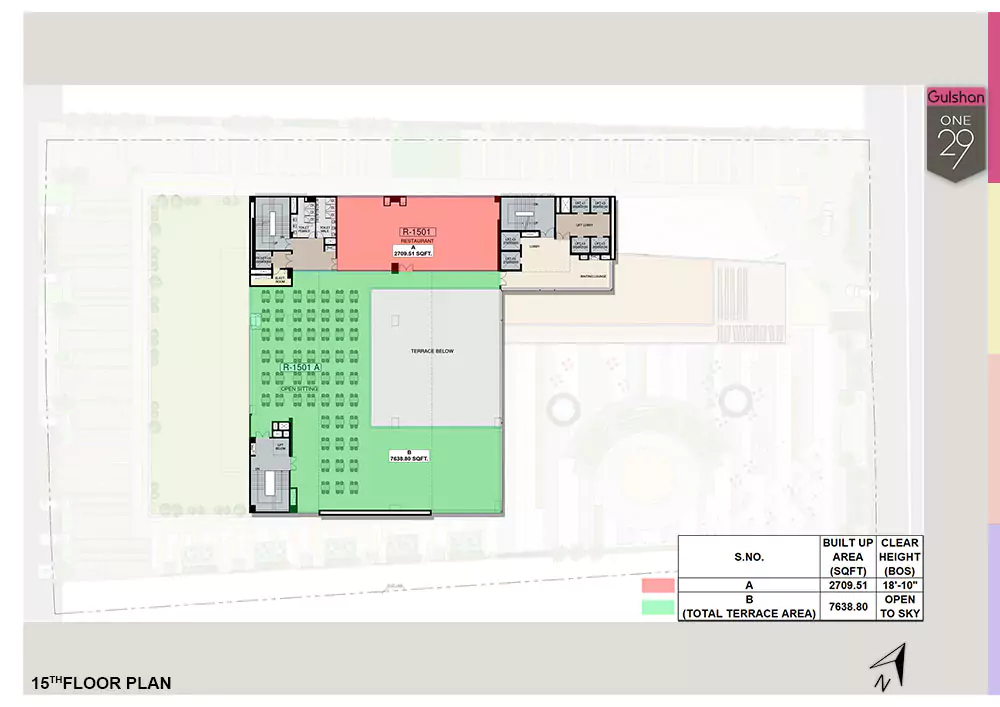 15th Floor Plan  