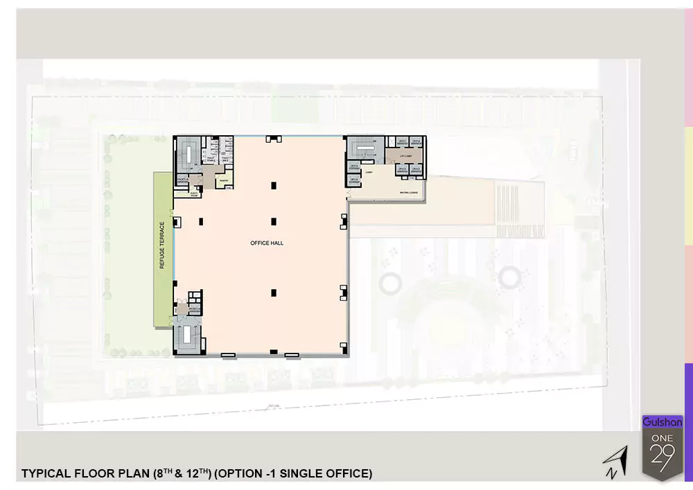8th-12th Floor Plan