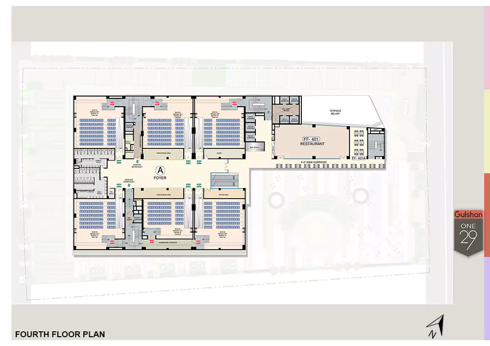 4th Floor Plan