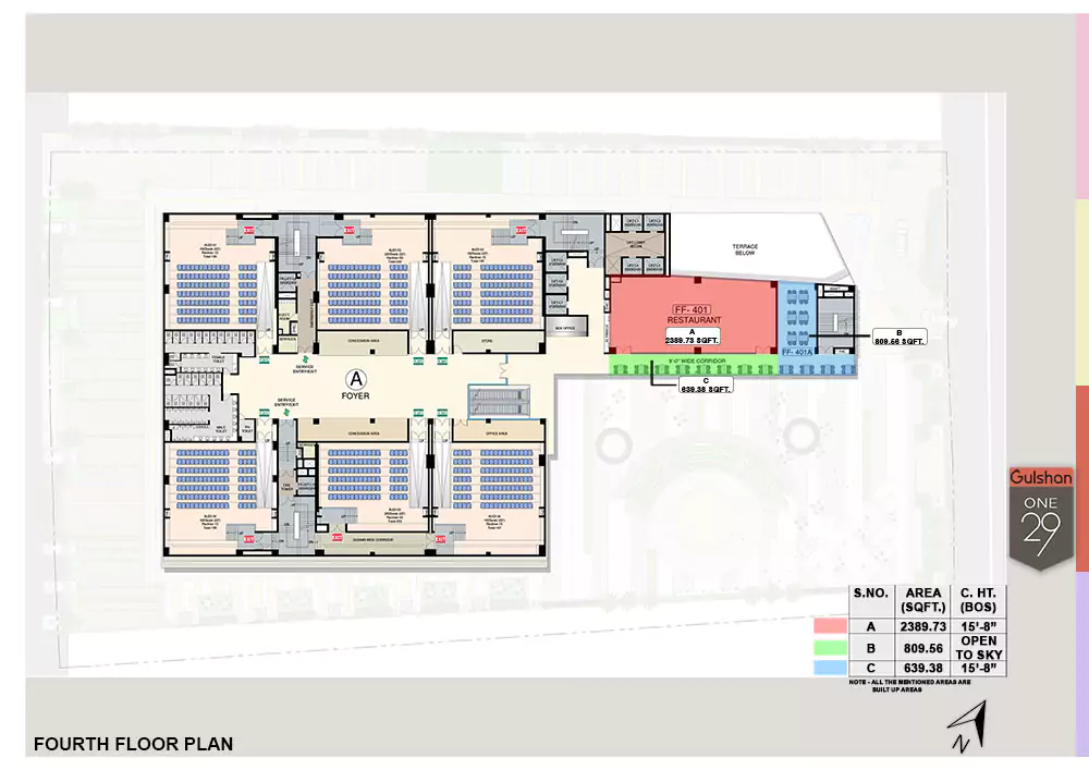 4th Floor Plan With Segregation