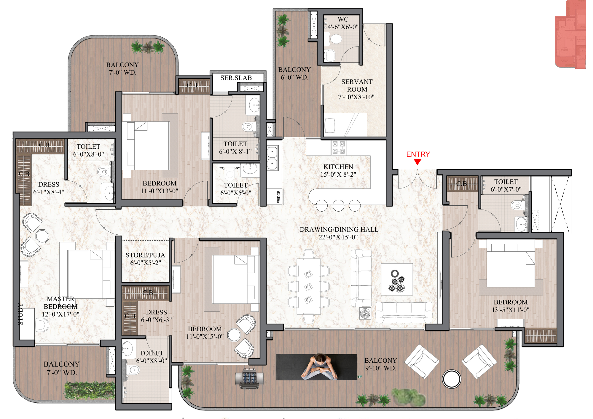 3BHK Type2