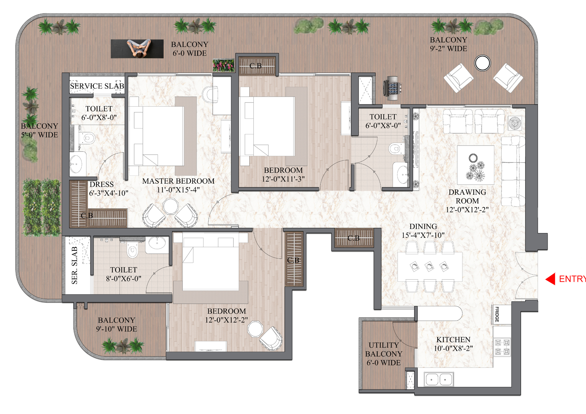 3BHK Type3