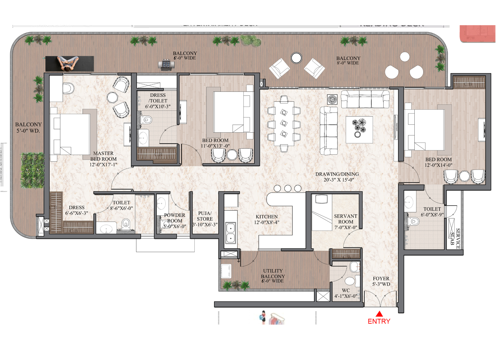 4BHK Type1