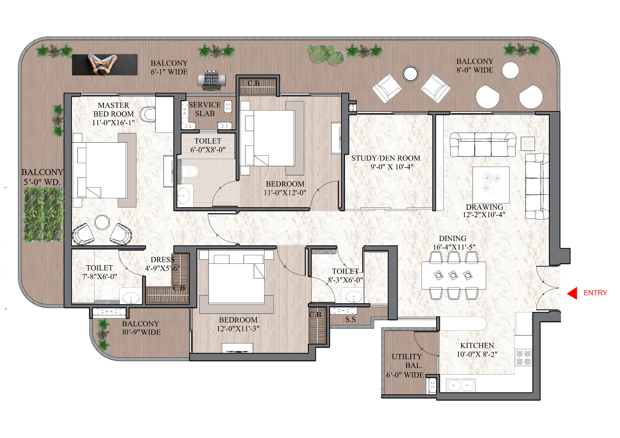 4BHK Type2